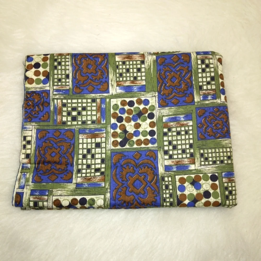 FABRIC Vintage Cotton Fabric, abstract design 1.25 yards